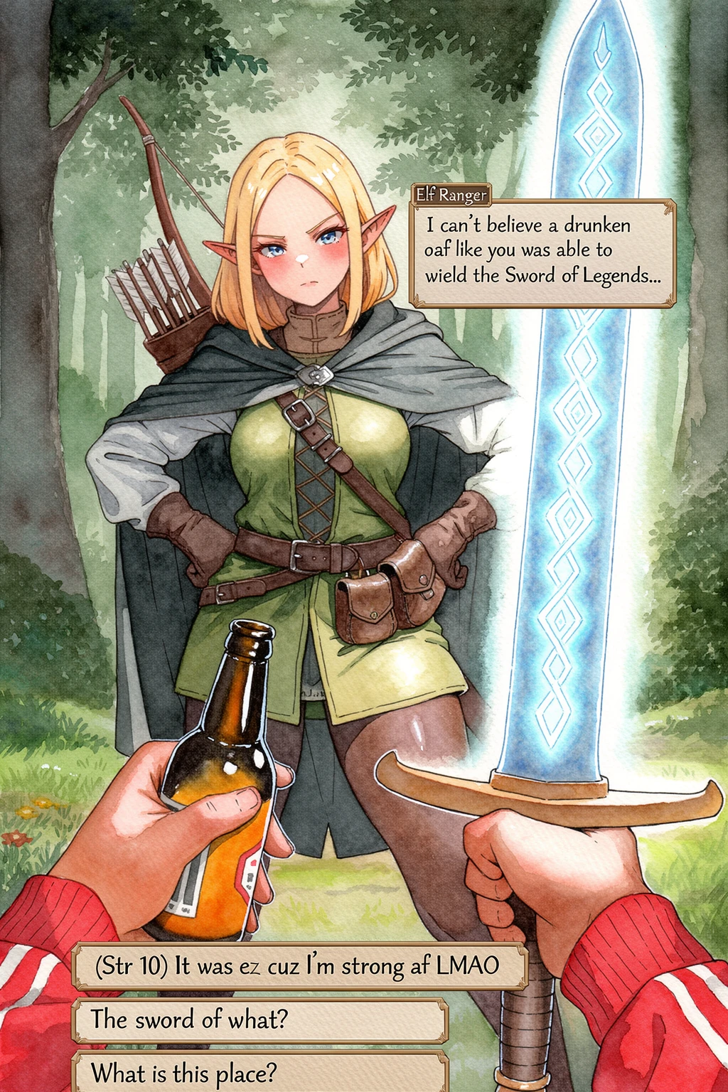 Elf ranger dialogue