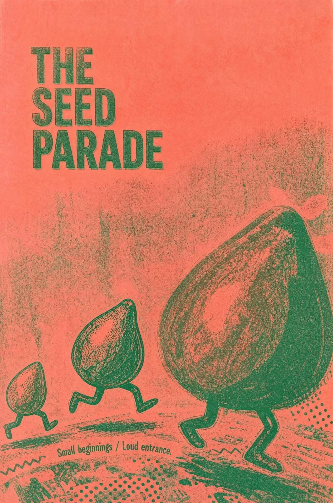 Seed Parade print — official Black Forest Labs flux-3-image showcase
