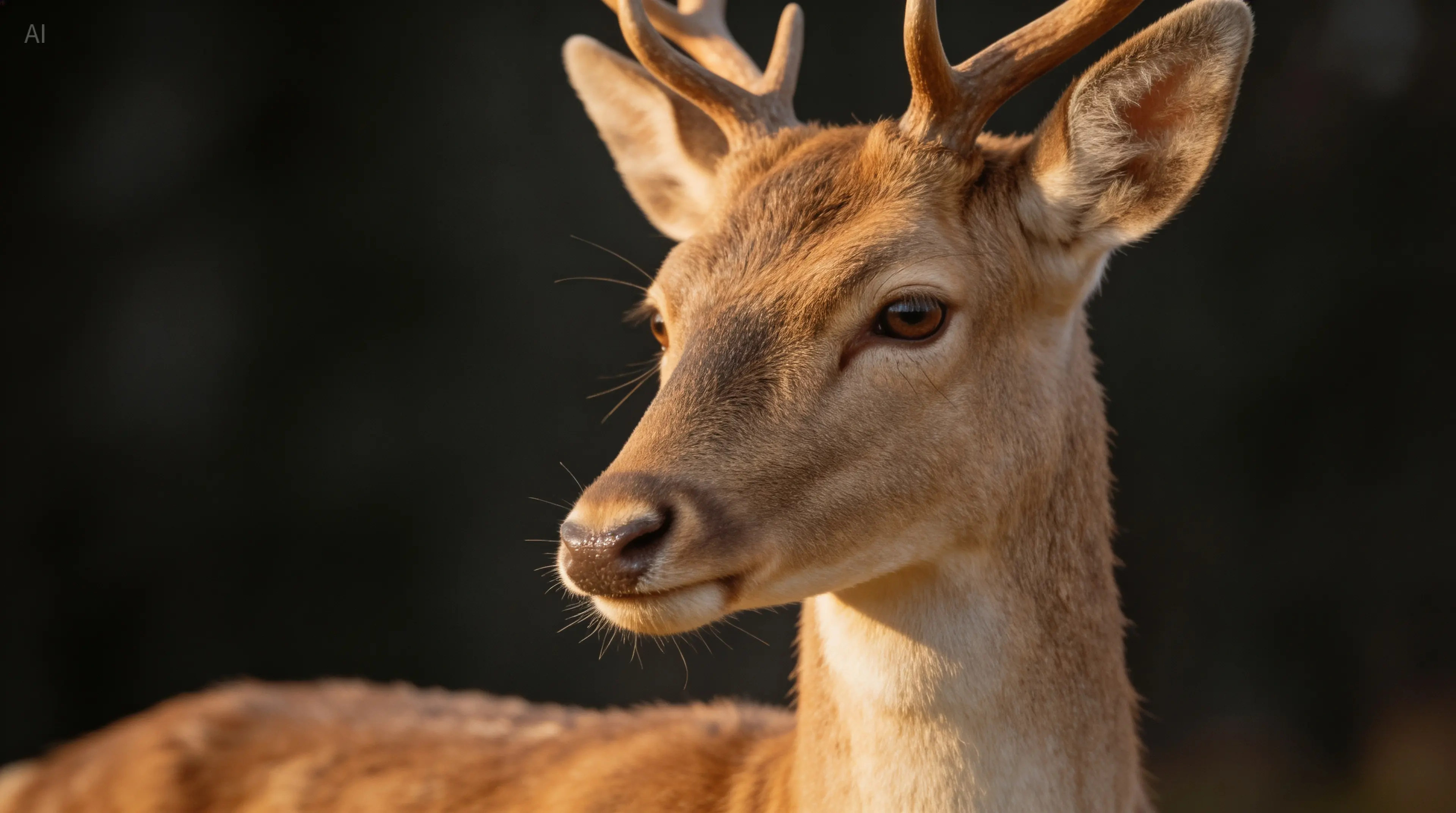 Deer portrait — Seedream official text-to-image example
